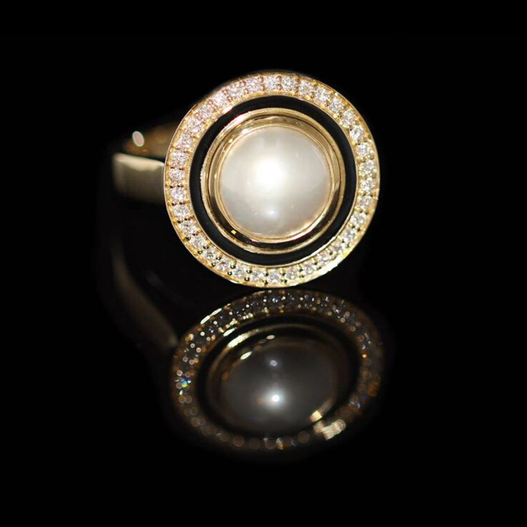 clayfield jewellery pearl ring